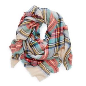 Plaid Blanket Scarf